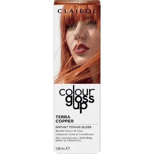 Clairol Colour Gloss Up Terra Copper Instant Toning Hair Colour 130ml - Cloud Nine Stores