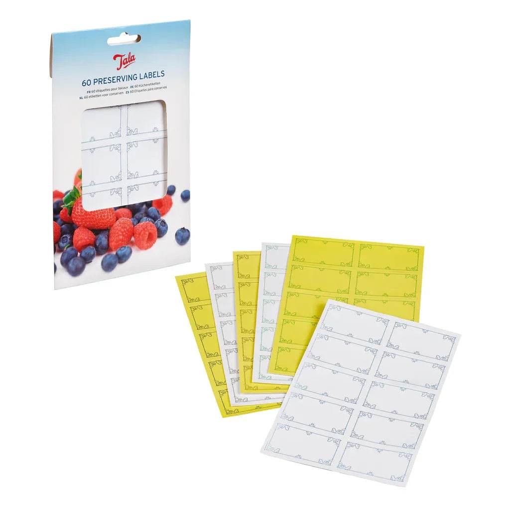 TALA PRESERVING LABELS 60PK - Cloud Nine Stores