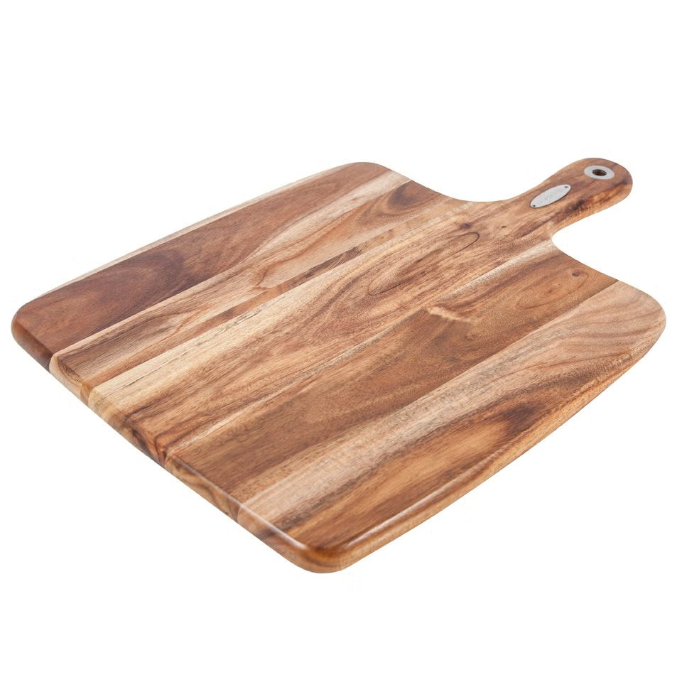 Natural Life Acacia Wood Cutting Board with Handle - Cloud Nine Stores