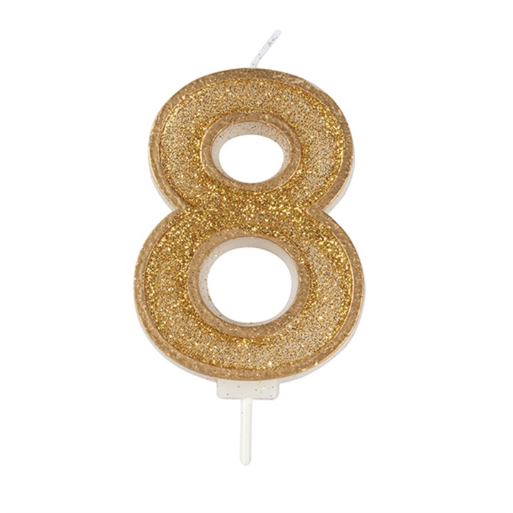 Candle Numbers - Gold