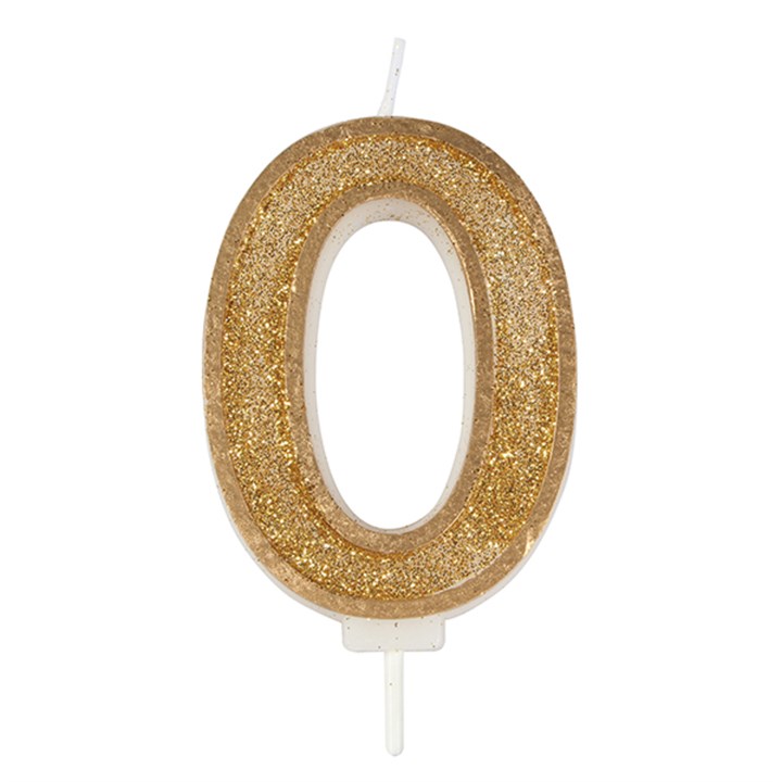 Candle Numbers - Gold