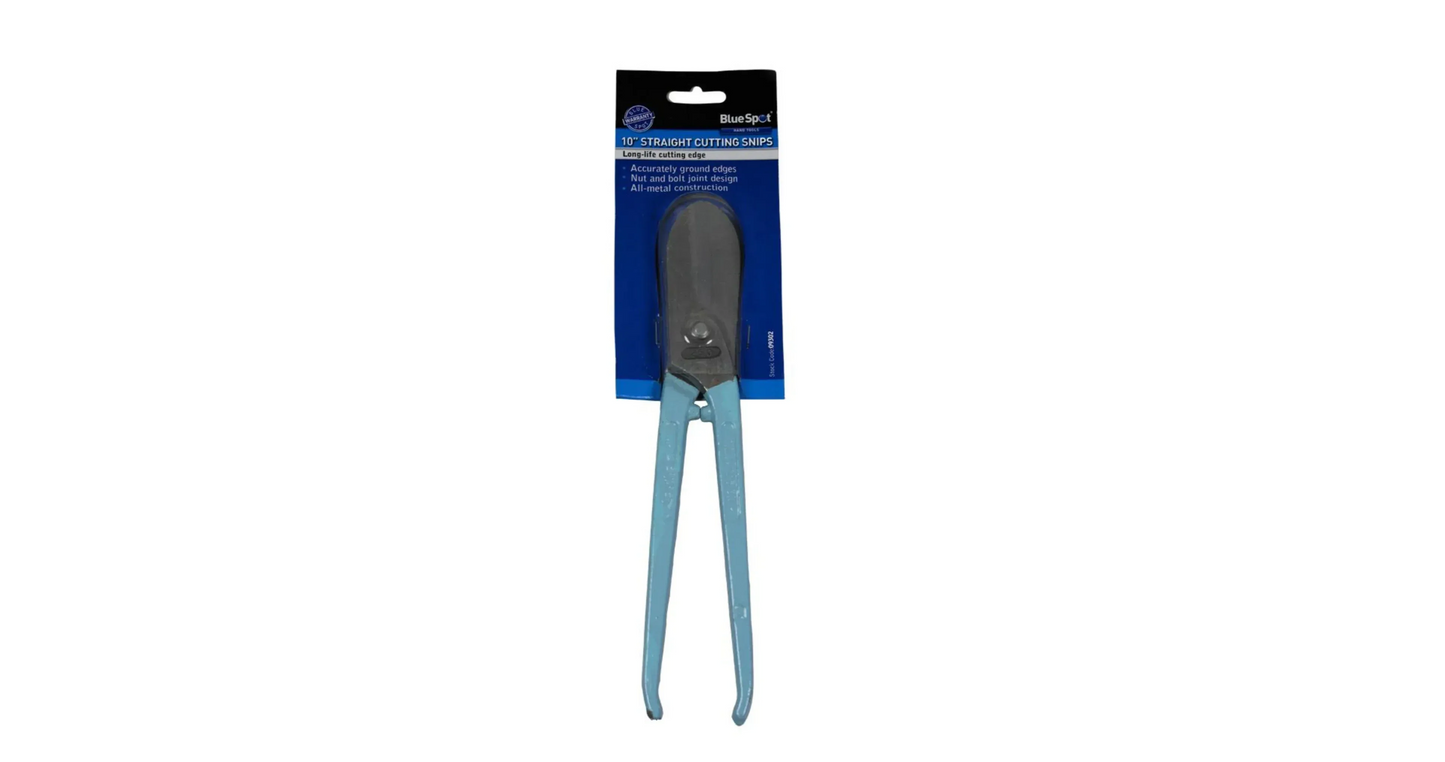 BLUE SPOT TOOLS 250MM (10") STRAIGHT CUTTING SNIPS - Cloud Nine Stores Cloud Nine Stores