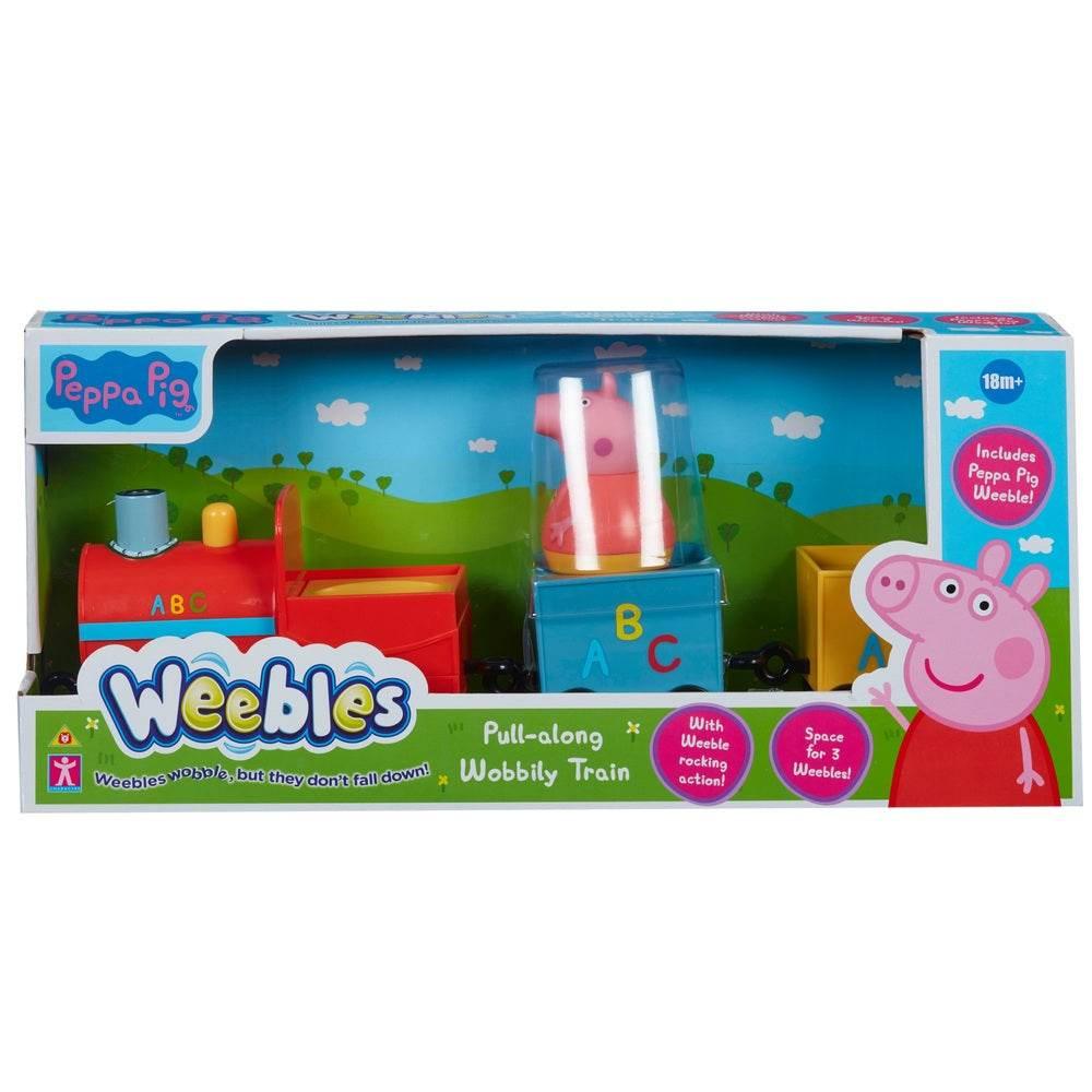 Peppa WEEBLES PULL-ALONG WOBBILY TRAIN - Cloud Nine Stores