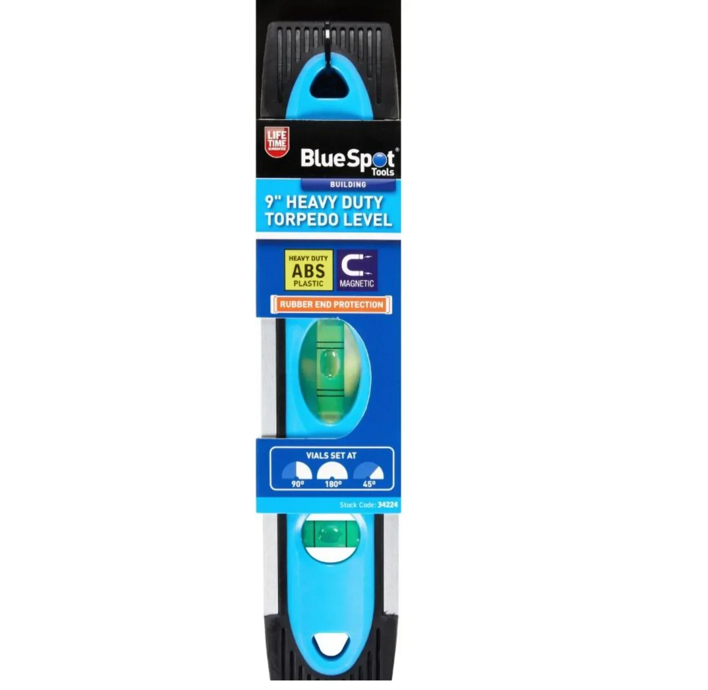 BLUE SPOT TOOLS 9" HEAVY DUTY TORPEDO LEVEL - Cloud Nine Stores Cloud Nine Stores