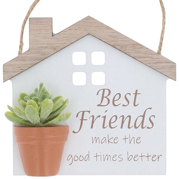 Planted With Love Best Friends Hanging Plaque Cloud Nine Stores