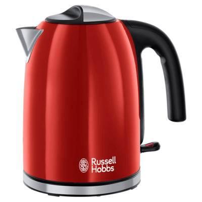 Russell Hobbs Electric Kettle Colours Plus Flame Red - Cloud Nine Stores