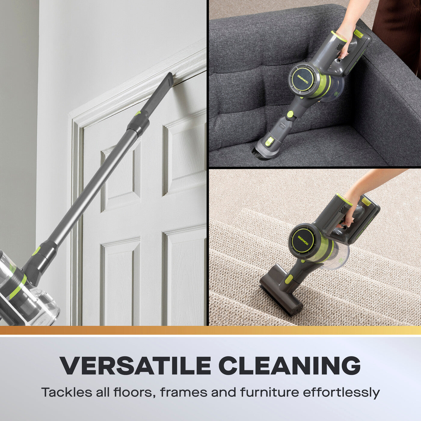 Daewoo Cyclone Freedom Cordless Vacuum Cleaner with Auto Empty System Cloud Nine Stores