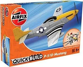 Airfix J6016 Quick Build Mustang P-51D Model Kit, Multicolor - Cloud Nine Stores