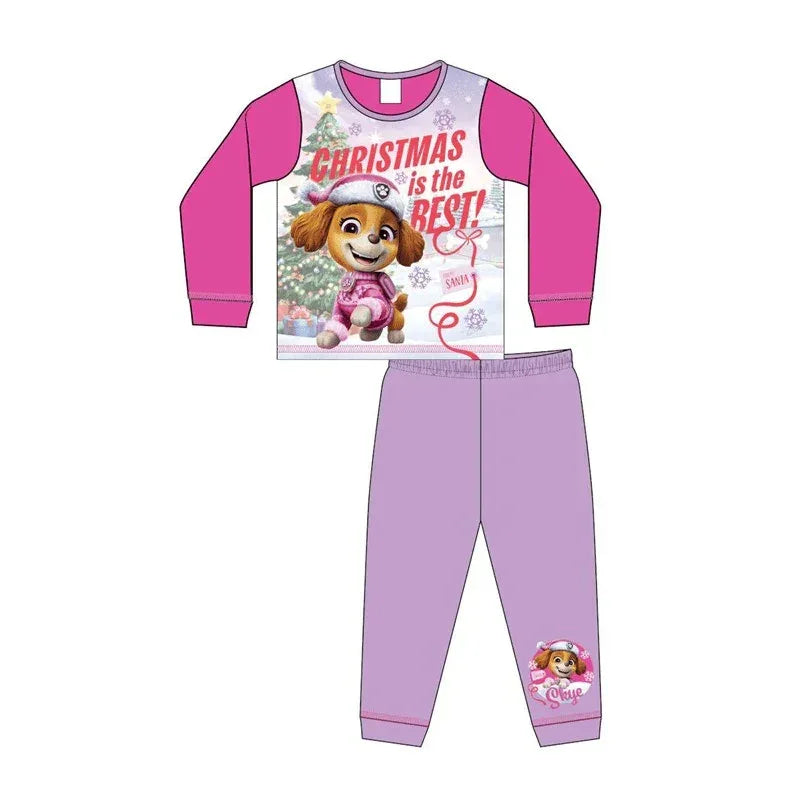 Official Younger Girls Paw Patrol Christmas Pyjamas - Cloud Nine Stores
