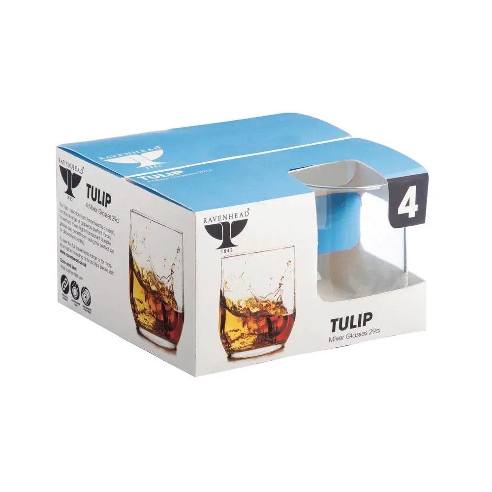 Ravenhead Tulip Mixer Tumblers, 29cl, Set of 4 - Cloud Nine Stores