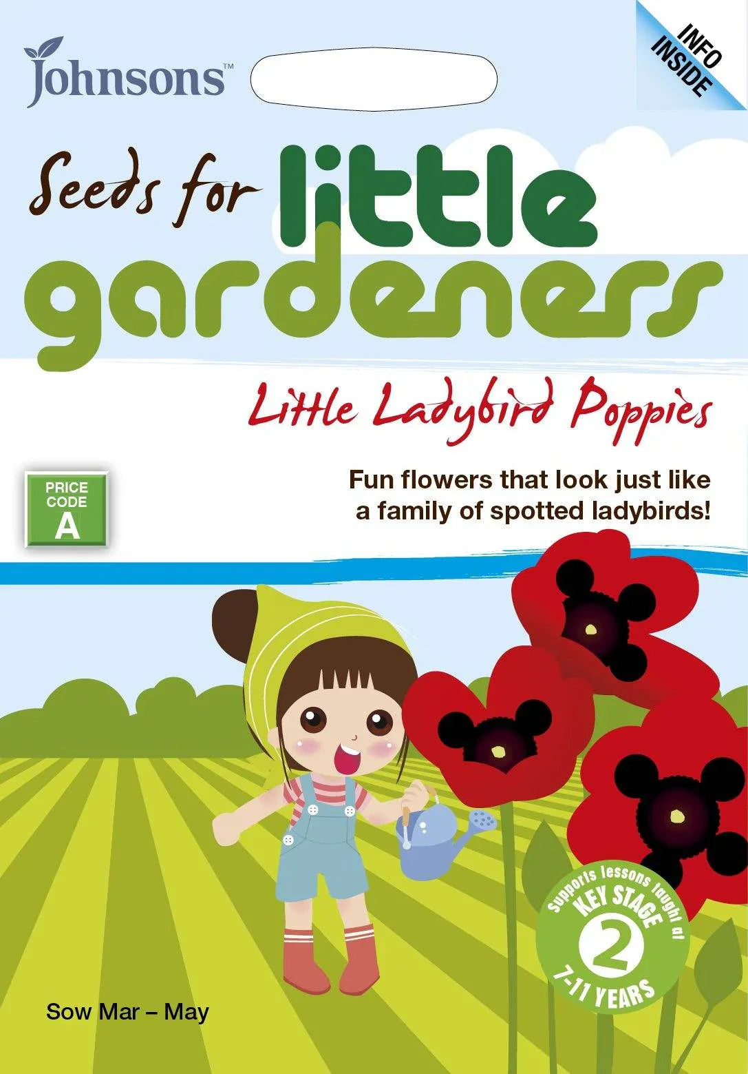 Little Gardeners Poppy Little Ladybird Seeds - Cloud Nine Stores