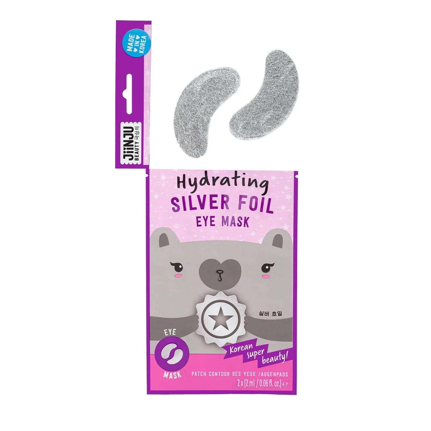 JIINJU Hydrating Silver Foil Eye Mask - Cloud Nine Stores