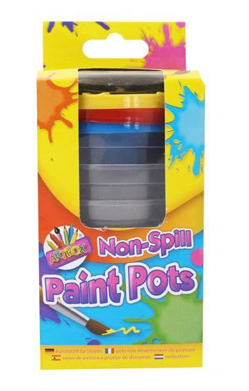 Pack Of 3 Non-Spill 7.5mm tall Paint Pots - Cloud Nine Stores