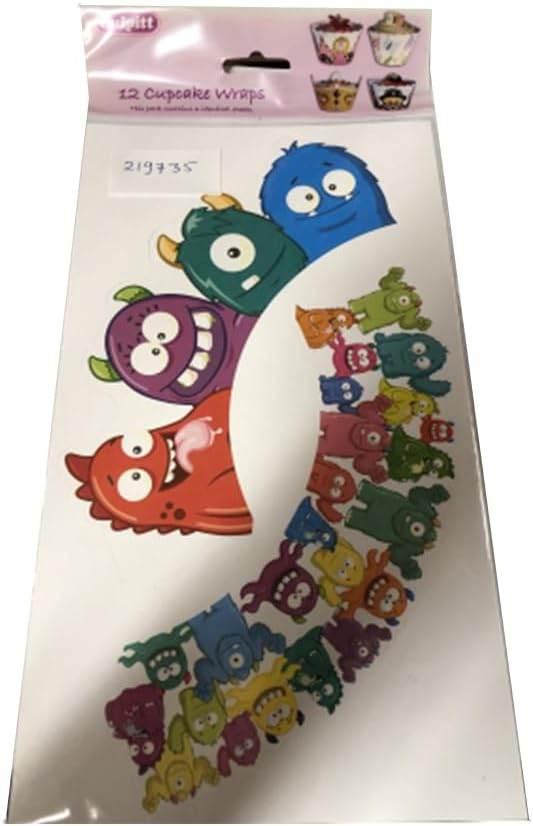 Culpitt Monster Cupcake Wrappers x 12 - Cloud Nine Stores