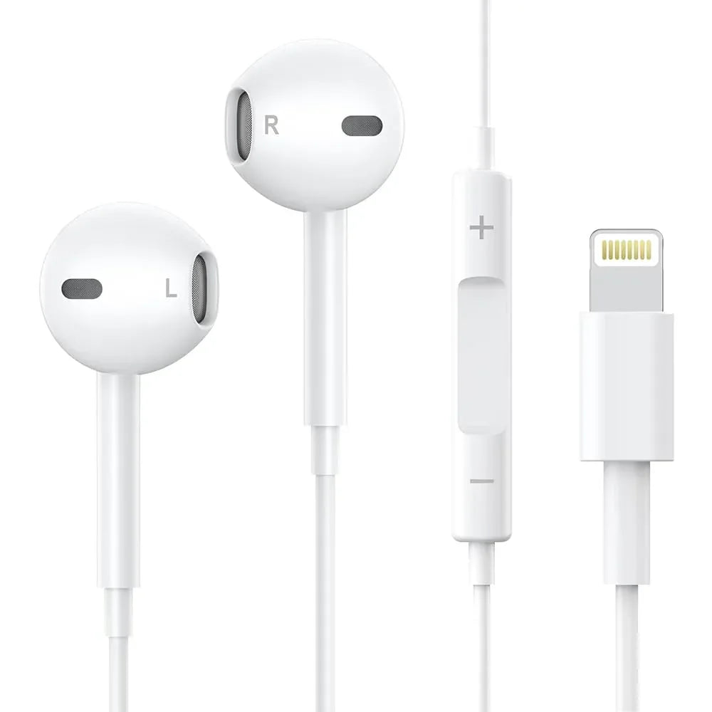 Konnect E1 EHPI Earphones with Built in Mic iPhone Lightning Connector - Cloud Nine Stores Cloud Nine Stores