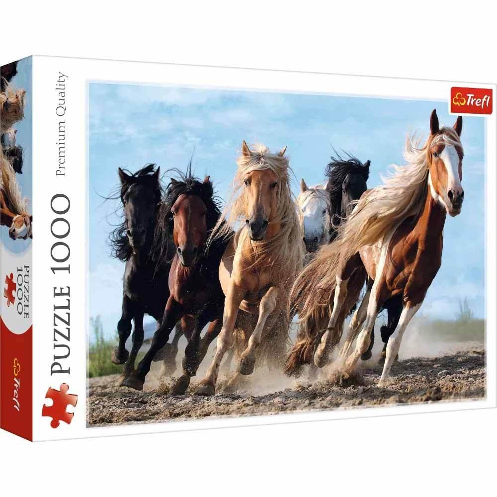 Trefl Puzzles - Running Horses - Cloud Nine Stores