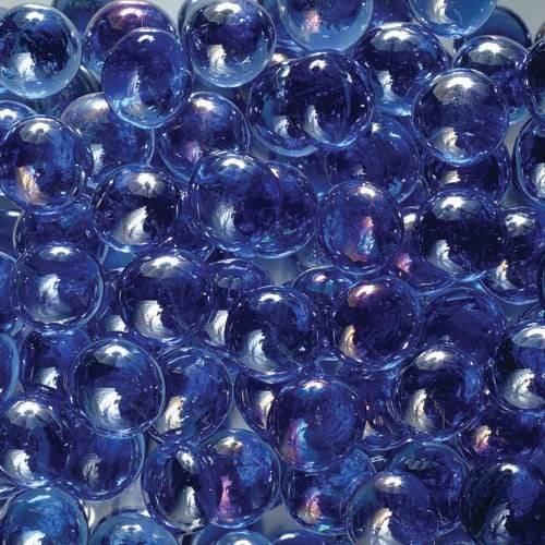 House Of Marbles Decorative Glass Nuggets - Blue/Clear - Cloud Nine Stores