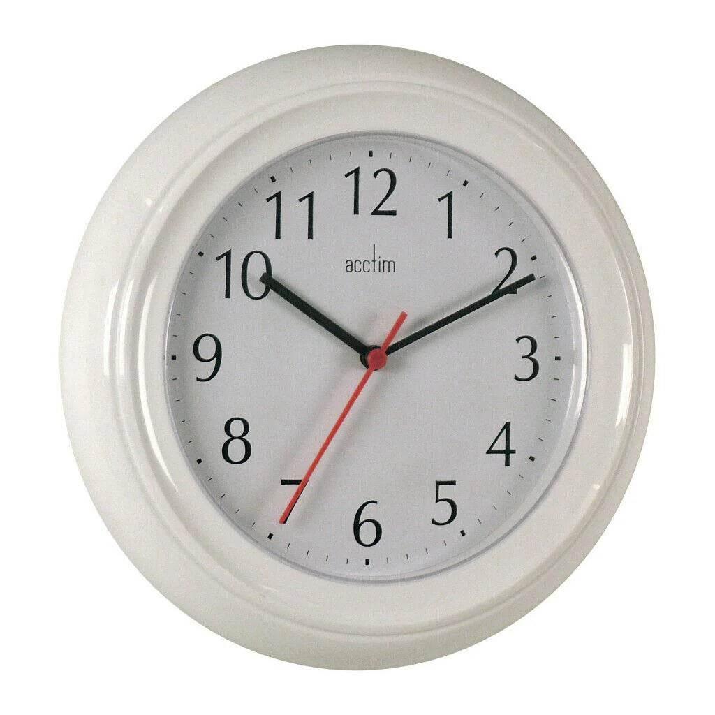 Wycombe Kitchen Wall Clock Silver/Black/White - Cloud Nine Stores