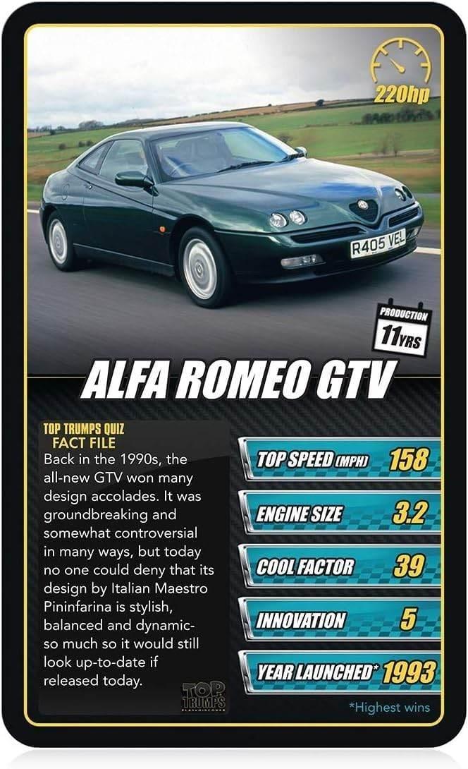 Top Trumps Sports Cars - Cloud Nine Stores