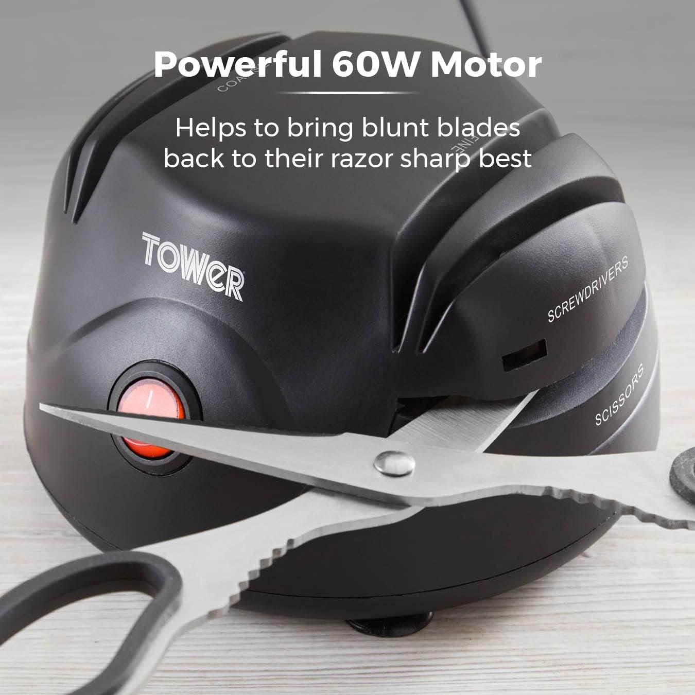 Tower T19029 Knife & Scissor Sharpener - Cloud Nine Stores