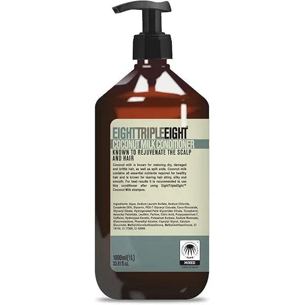 EIGHT TRIPLE EIGHT 1L COCONUT CONDITIONER - Cloud Nine Stores Cloud Nine Stores