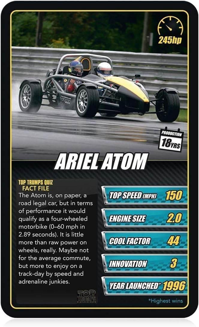 Top Trumps Sports Cars - Cloud Nine Stores
