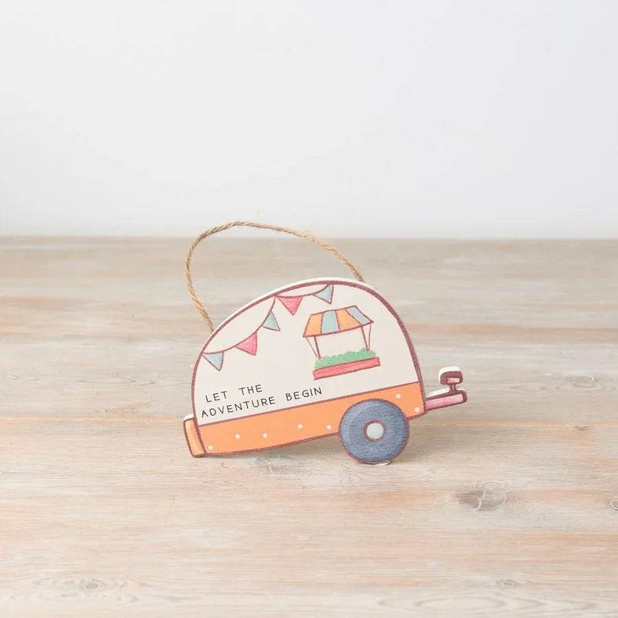 Adventure Camper Plaque, 14cm - Cloud Nine Stores