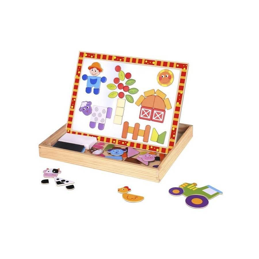 Magnetic Puzzle Farm Tooky Toys - Cloud Nine Stores
