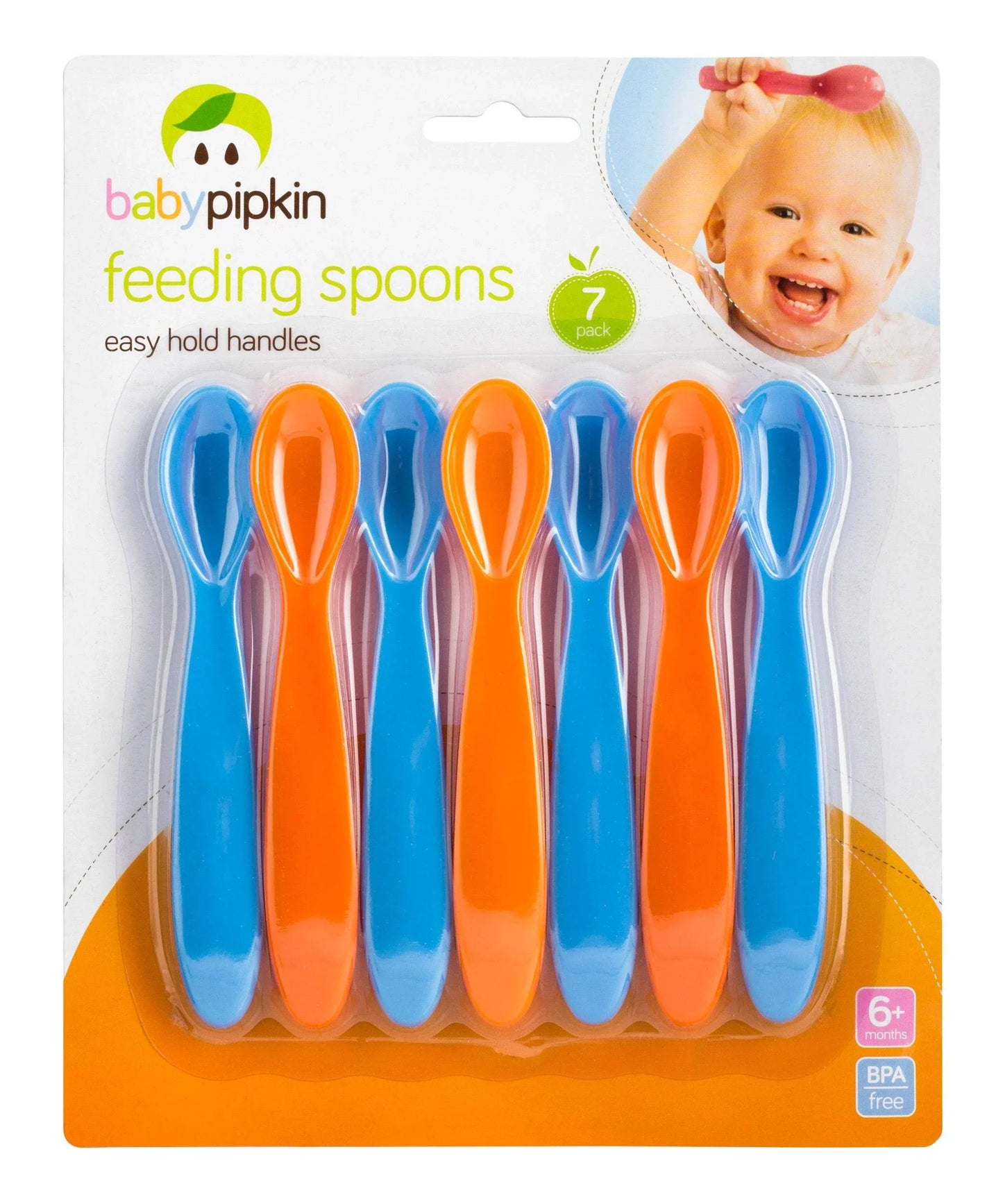 Baby Pipkin Feeding Spoons 7 Pack - Cloud Nine Stores