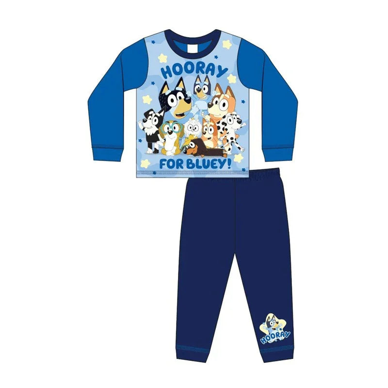 Official Bluey 'Hooray' Younger Boys Pyjamas - Cloud Nine Stores