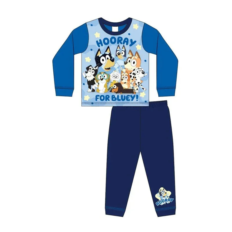 Official Bluey 'Hooray' Younger Boys Pyjamas - Cloud Nine Stores