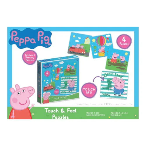 Official Peppa Pig Textured Sensory Puzzles - Cloud Nine Stores