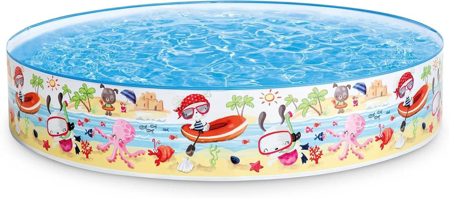 Intex Wetset Collection- 4' Snapset Pool Multi-Colour - Cloud Nine Stores