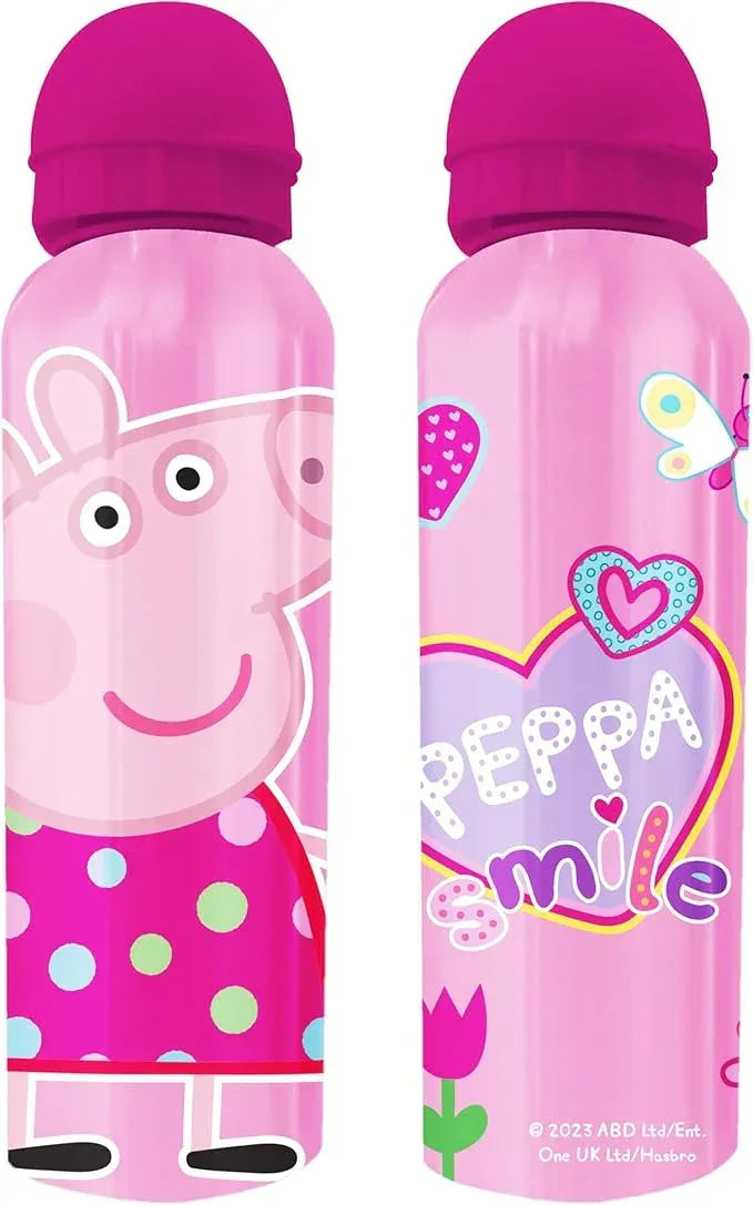 OFFICIAL PEPPA PIG ALUMINIUM BOTTLE - Cloud Nine Stores