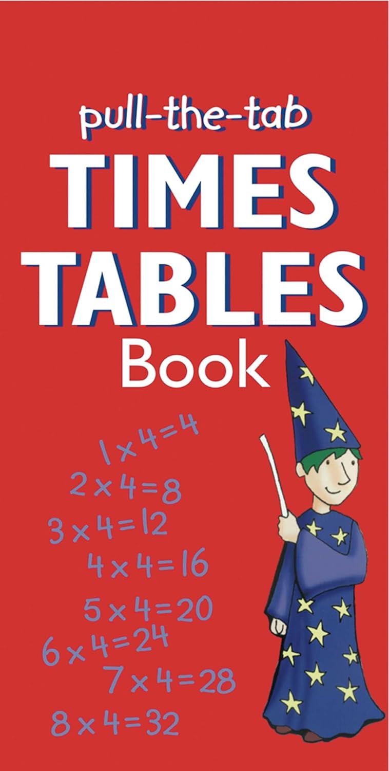 Pull-the-tab Times Tables Book Cloud Nine Stores