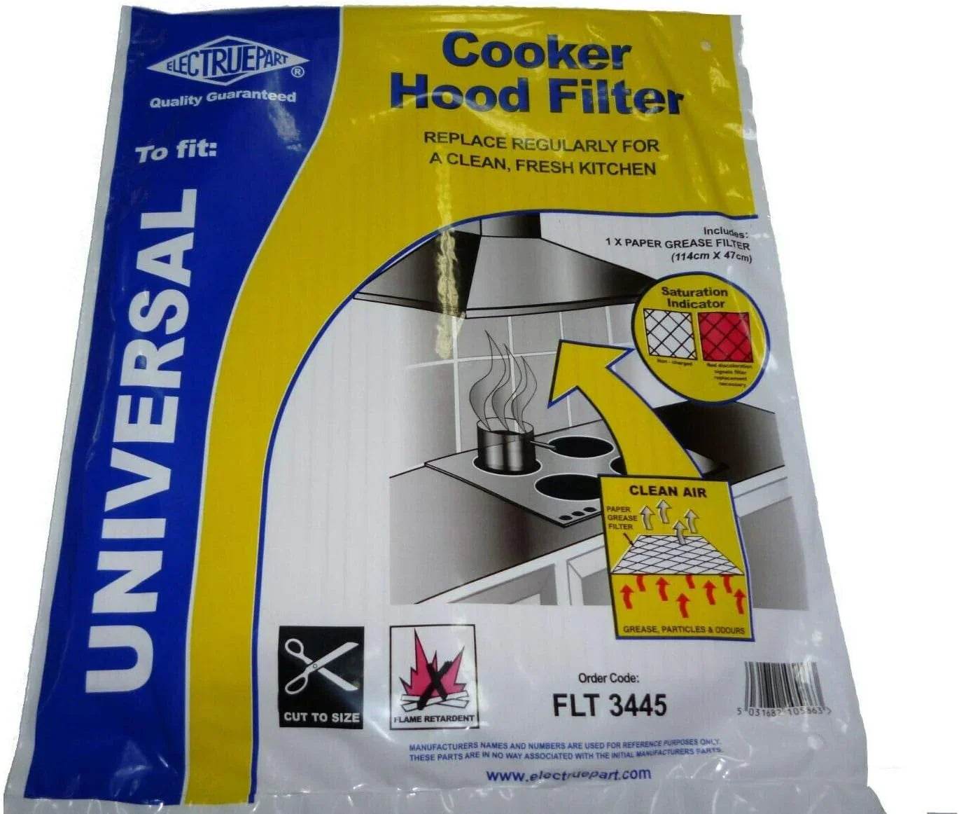 Electruepart Universal Cooker Hood Filter Kit - Cloud Nine Stores