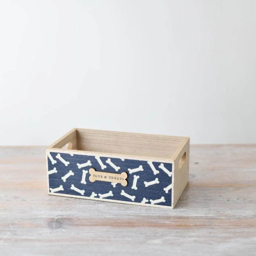 Bones Toys & Treats Wooden Crate, 24cm - Cloud Nine Stores