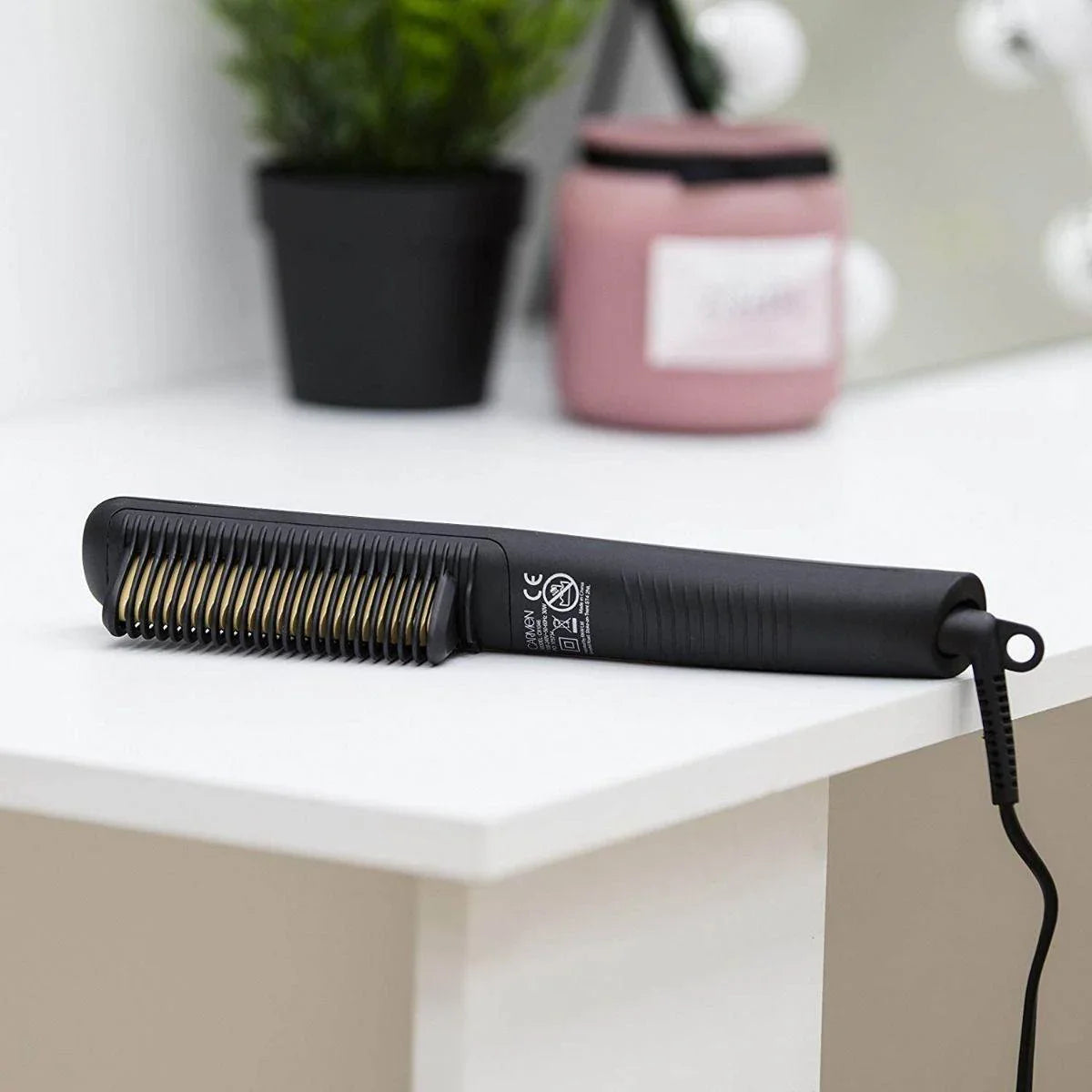 Carmen Heated Ceramic Hair Straightening Brush - Cloud Nine Stores