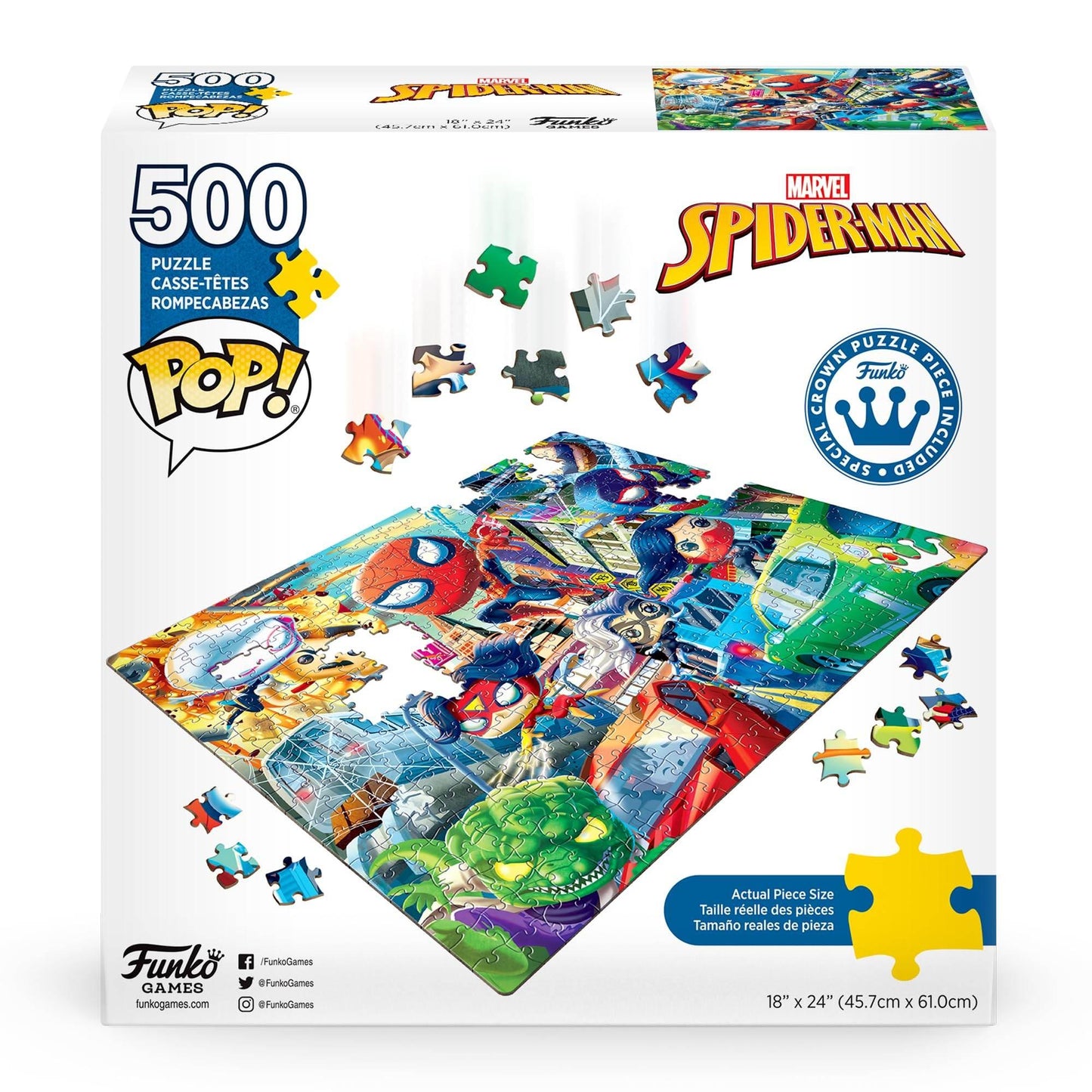 FUNKO POP! PUZZLES - MARVEL SPIDER-MAN - Cloud Nine Stores