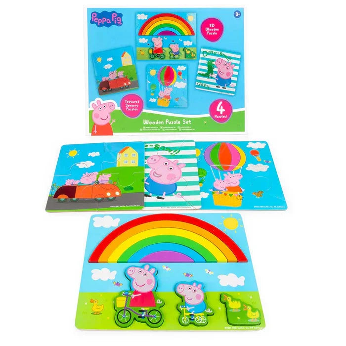 Official Peppa Pig Textured Sensory Puzzles - Cloud Nine Stores