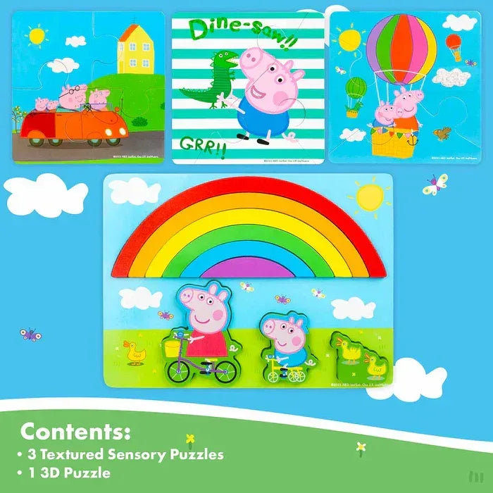 Official Peppa Pig Textured Sensory Puzzles - Cloud Nine Stores