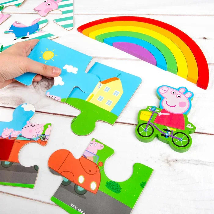Official Peppa Pig Textured Sensory Puzzles - Cloud Nine Stores