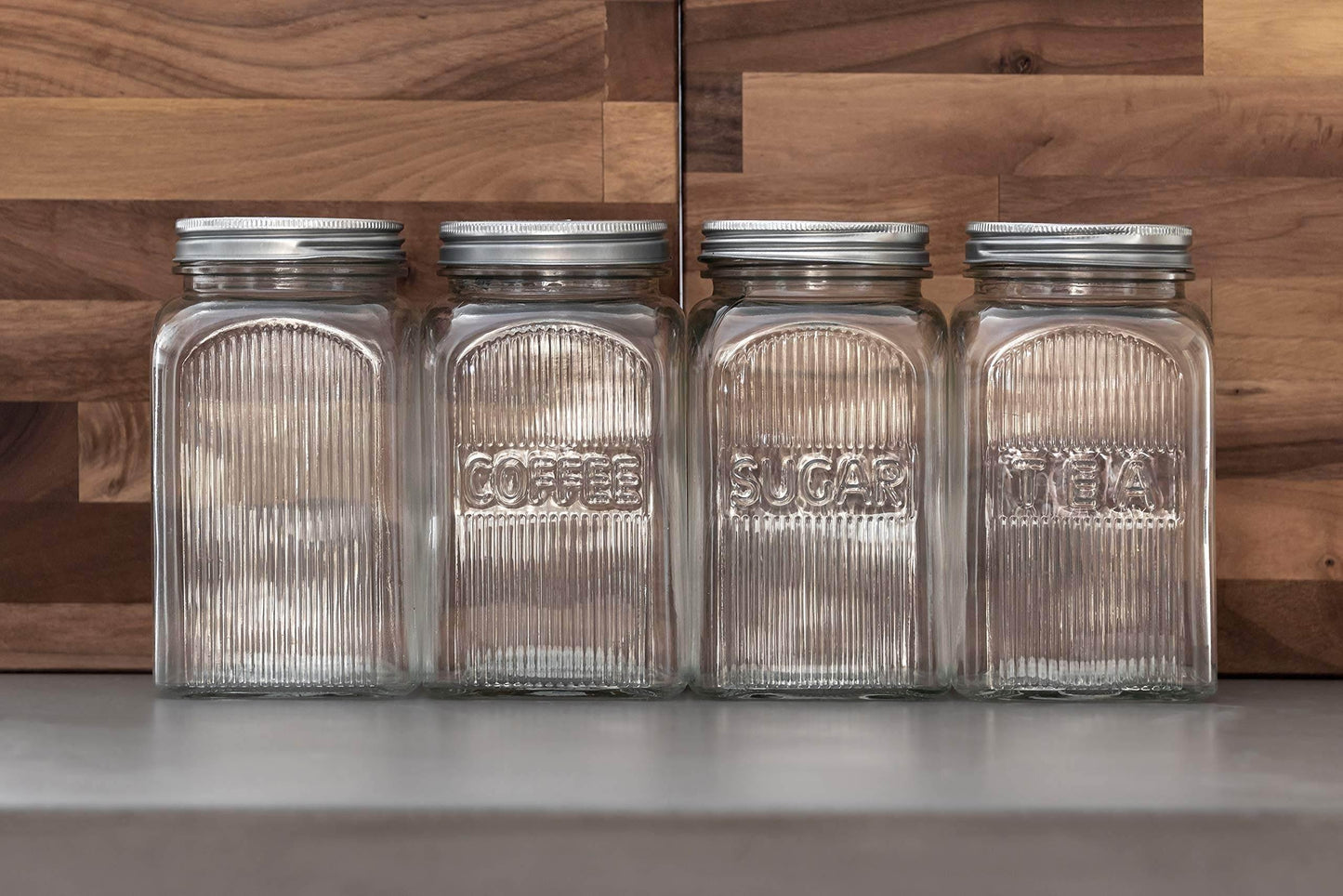 Tala Tea Glass Jar With Screw Top Lid - 1250Ml Capacity - Cloud Nine Stores