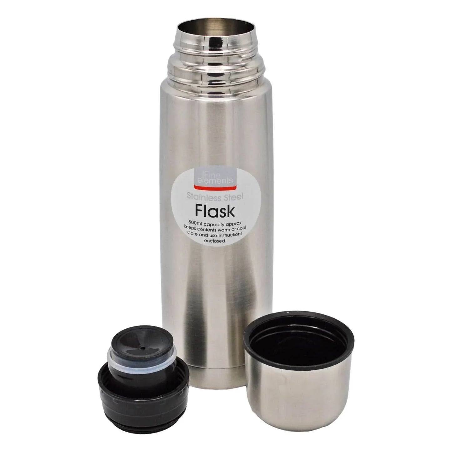 Fine Elements Stainless Steel Flask (500ml) - Cloud Nine Stores