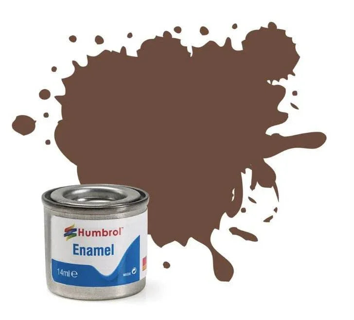 Humbrol Number 98 Chocolate Matt Enamel 14ml - Cloud Nine Stores