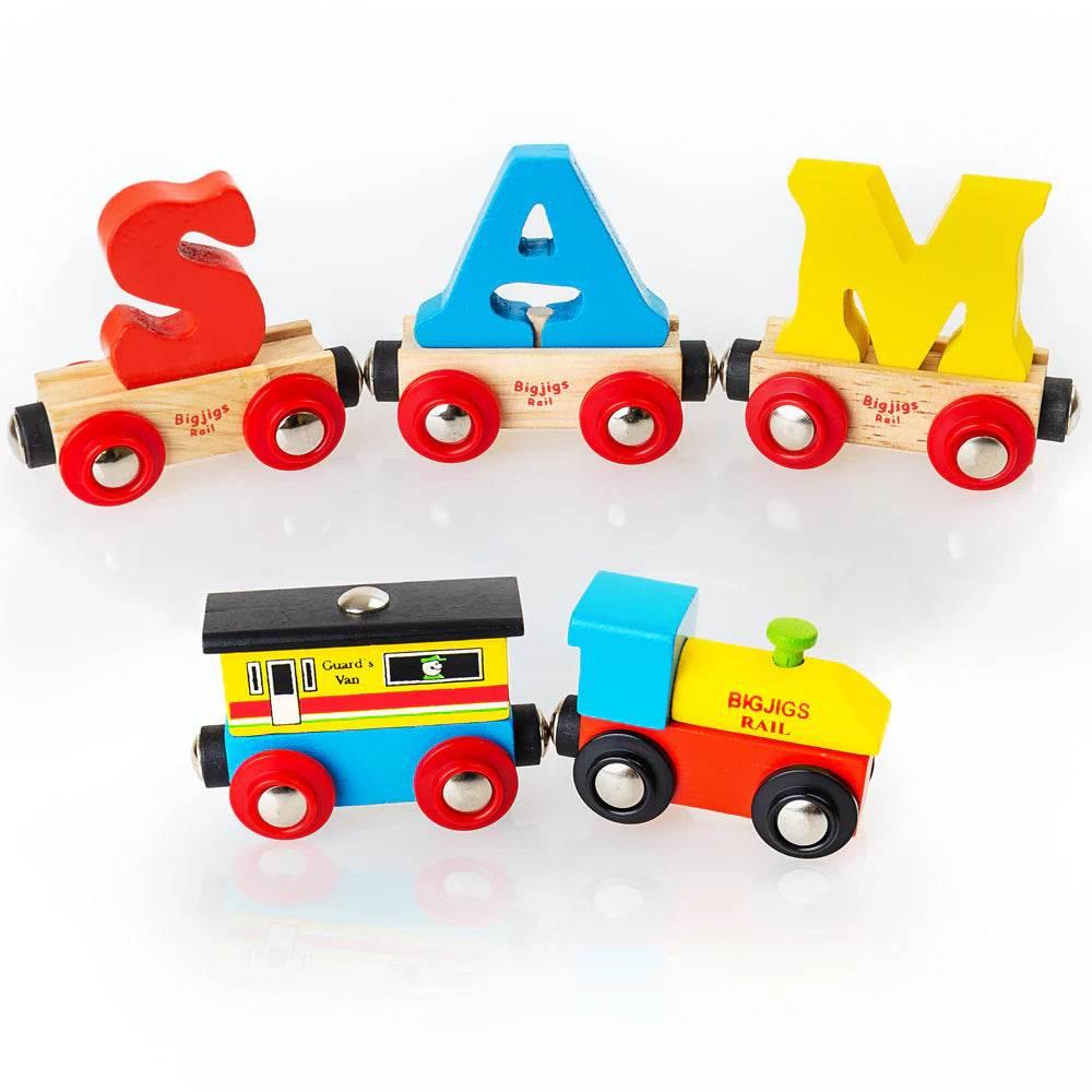 Bigjigs Letter Train - Engine - Cloud Nine Stores