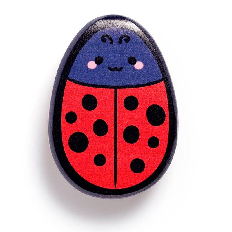 Adoramals Adorabugs Tilly the Ladybird Shaped Bamboo Hair Brush - Cloud Nine Stores