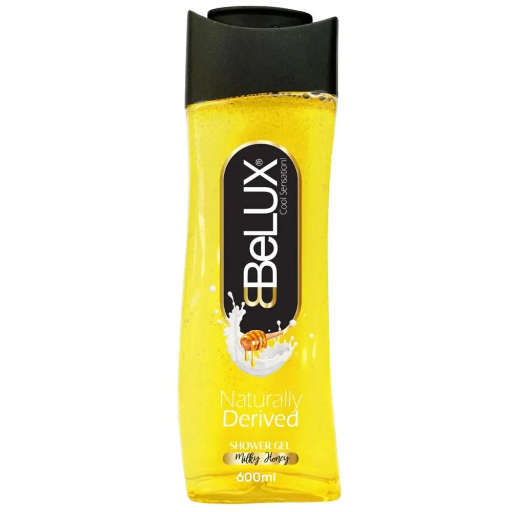 Belux Naturally Derived Shower Gel Cool Sensation Milky Honey 600ml - Cloud Nine Stores