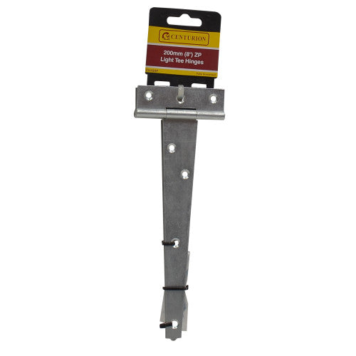 CENTURION Light Tee Hinges, Zinc Plated, 201mm Cloud Nine Stores