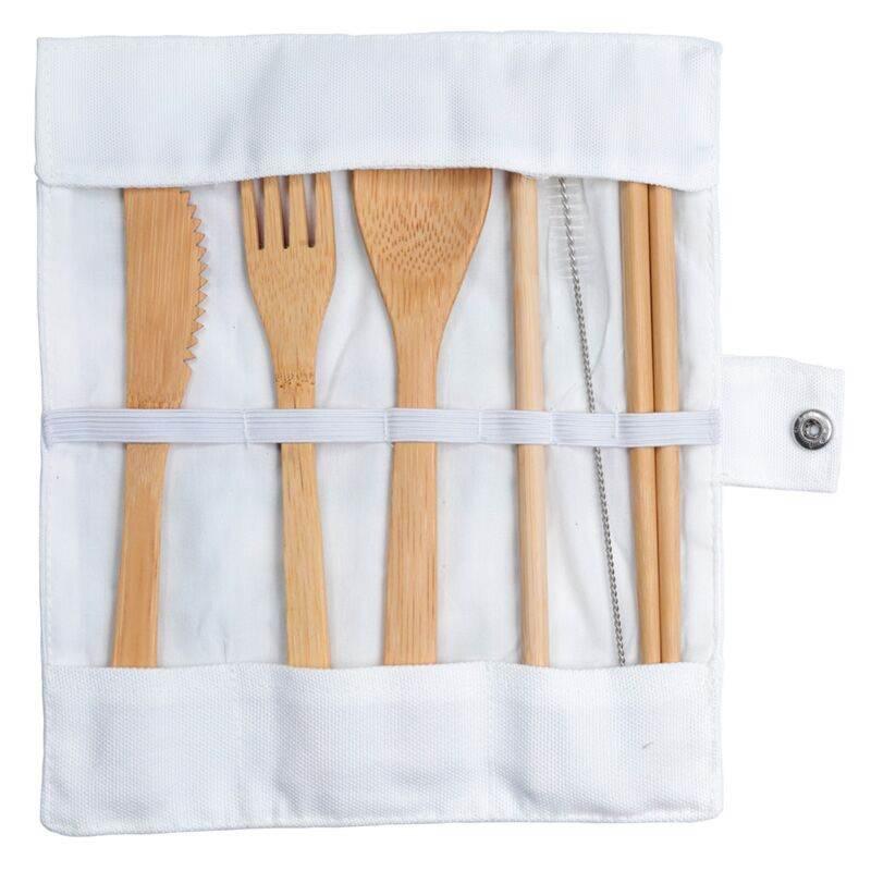 London Tour 100% Natural Bamboo Cutlery 6 Piece Set - Cloud Nine Stores